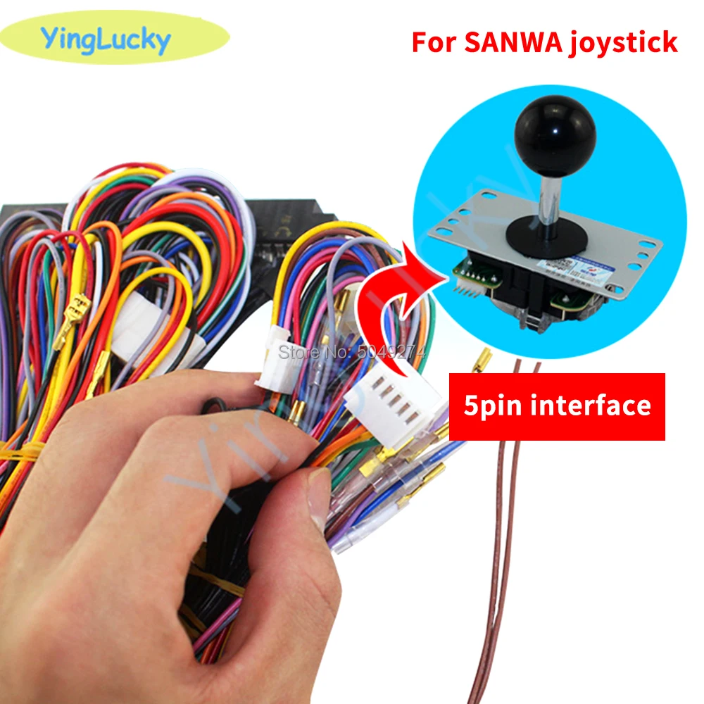28P JAMMA Wiring Harness Kit with SANWA Interface - Image 3