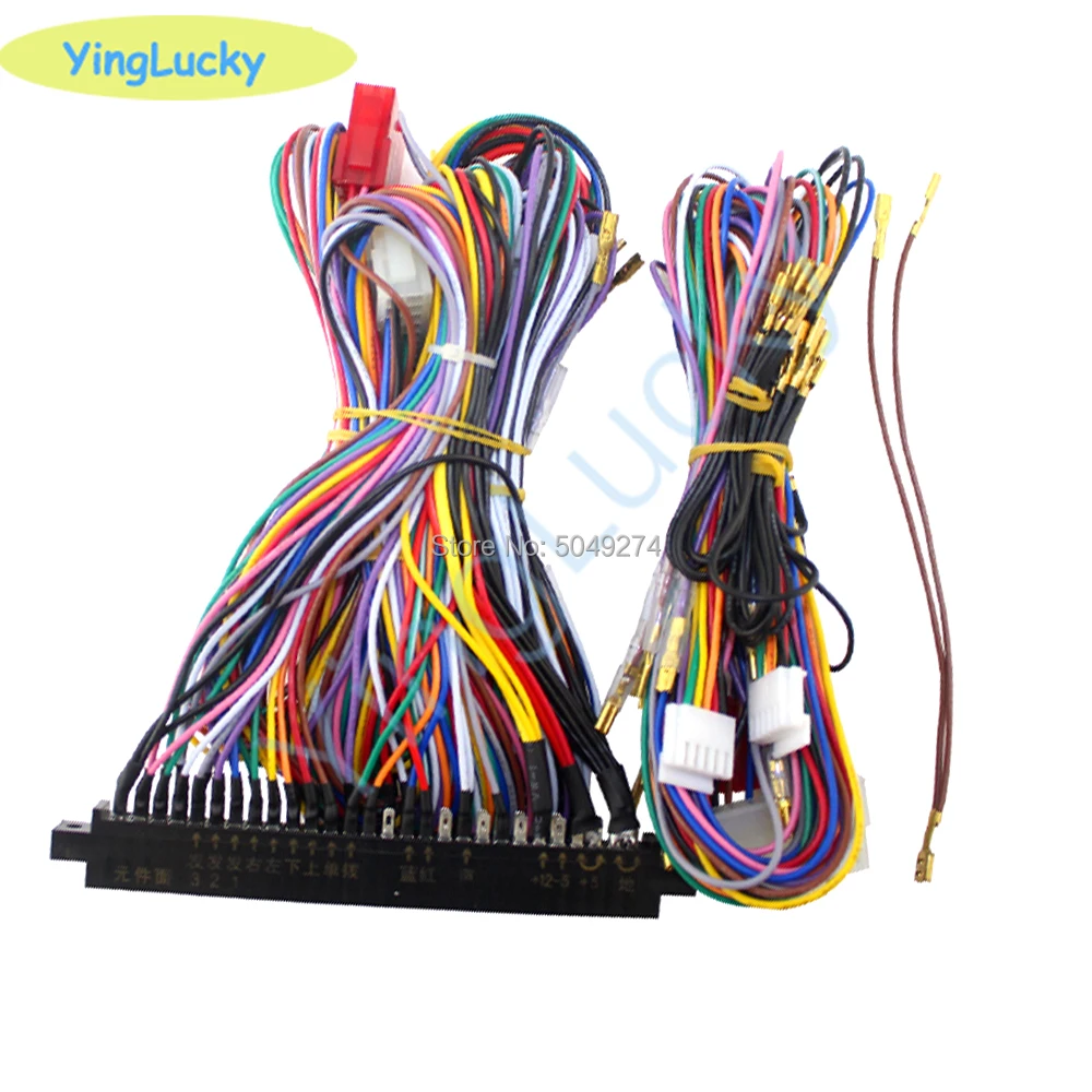 28P JAMMA Wiring Harness Kit with SANWA Interface - Image 2