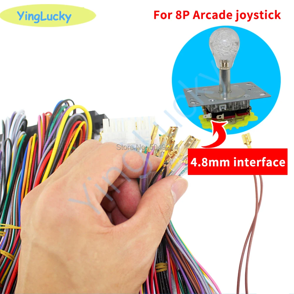 28P JAMMA Wiring Harness Kit with SANWA Interface - Image 6
