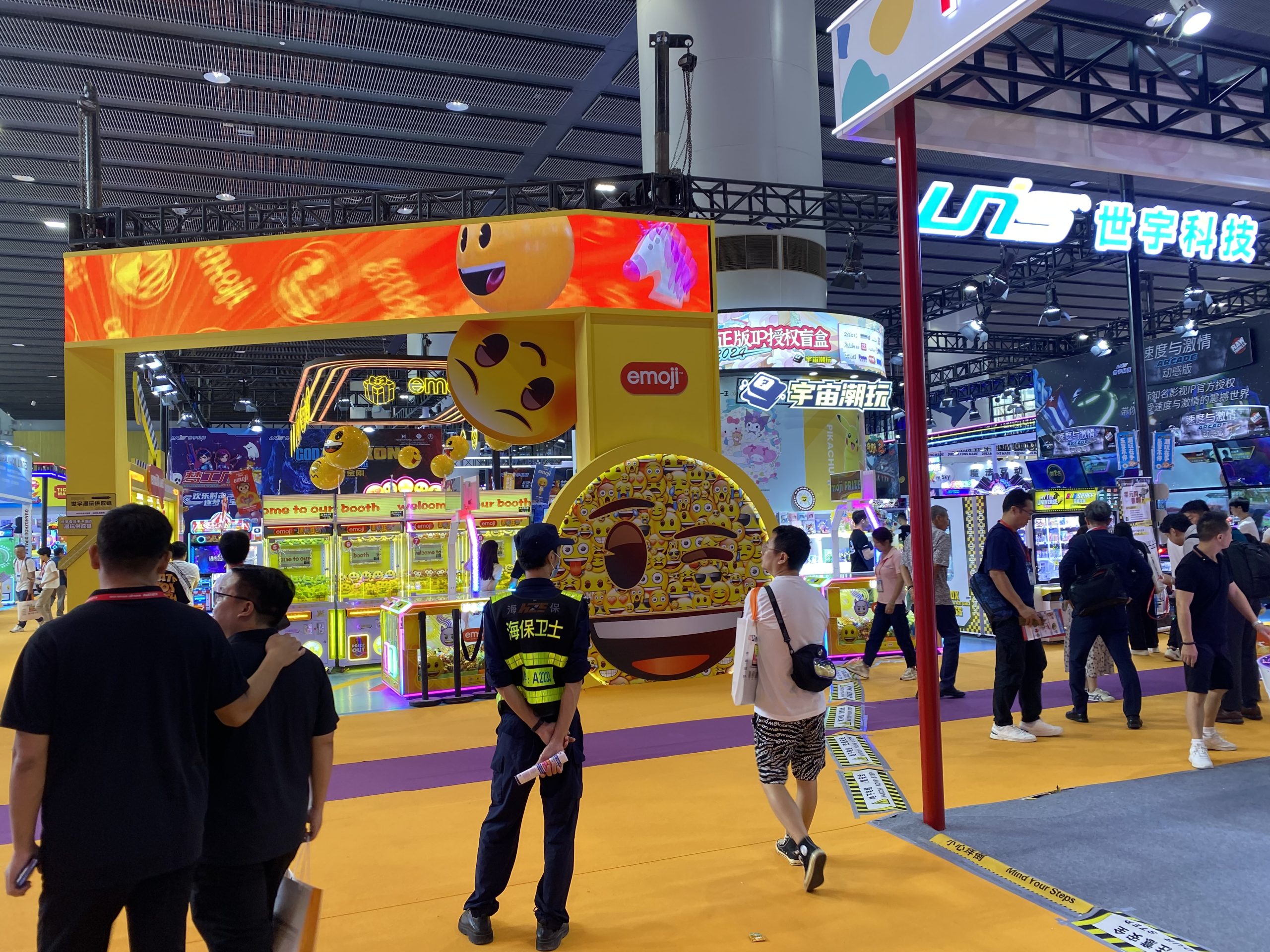 Second view of UNIS booth at GTI Asia China Expo 2024