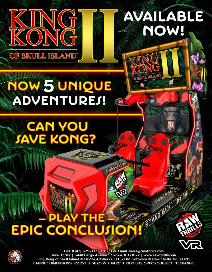 King Kong II sales sheet