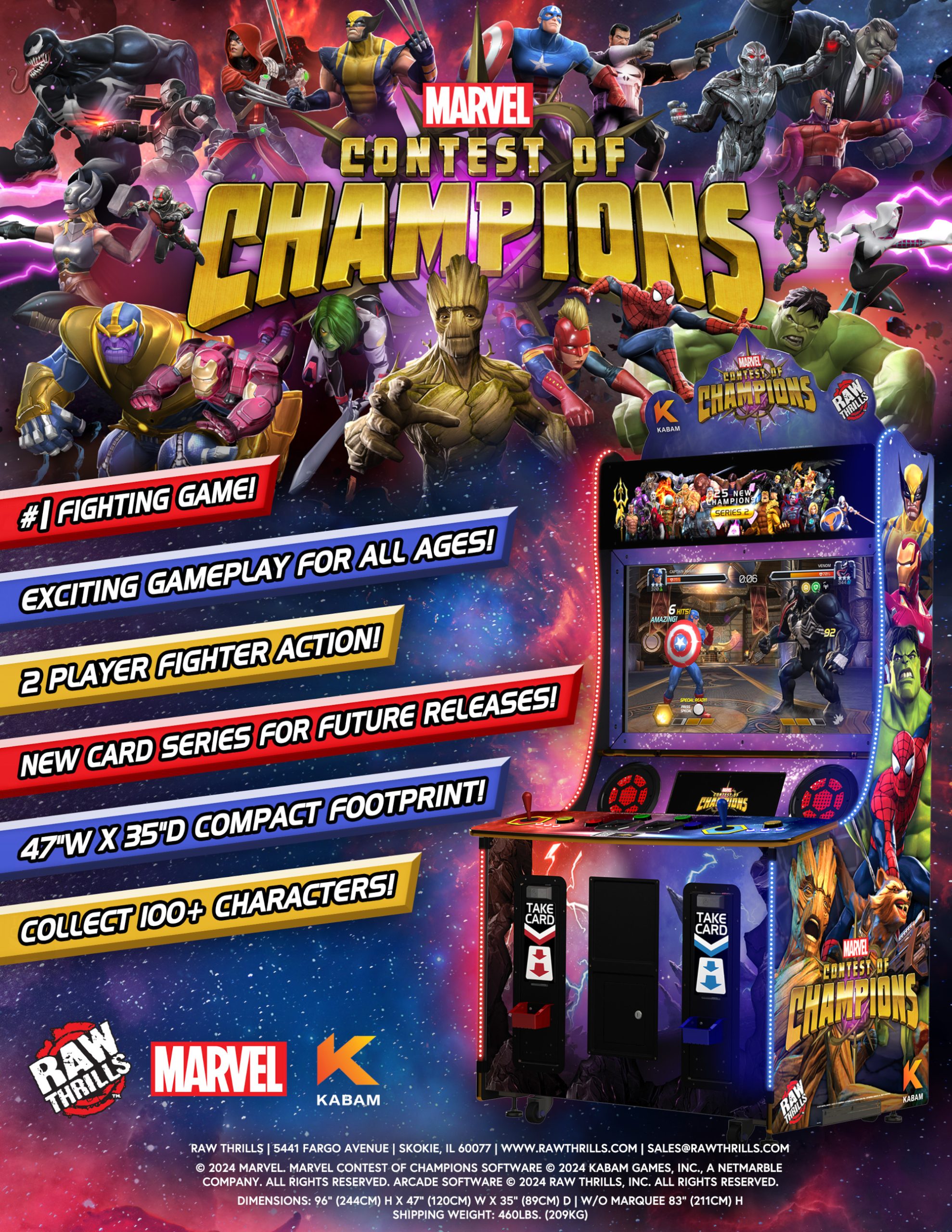 Marvel: Contest of Champions Opens to Arcades Everywhere