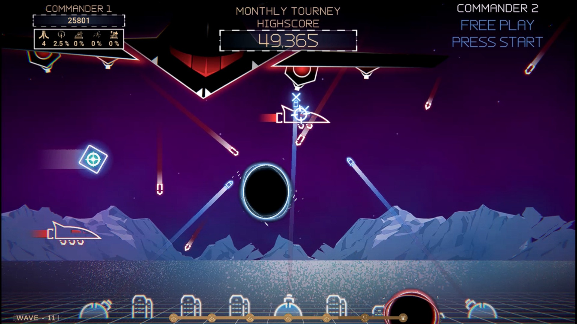 Missile Command Recharged Arcade