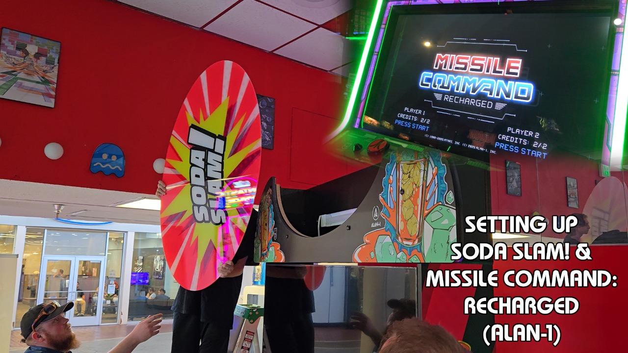 Setting Up Soda Slam! and Missile Command Recharged by Alan-1