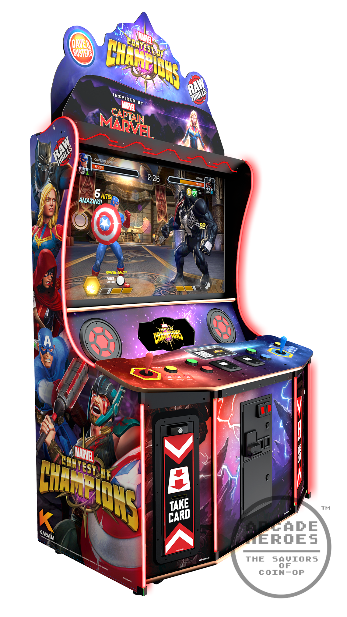 Marvel: Contest of Champions by Kabam, Raw Thrills and Dave & Busters