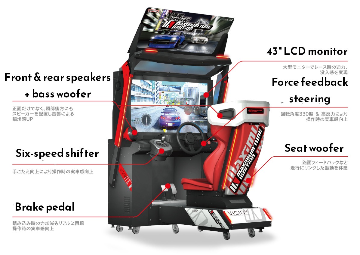 Wangan Midnight Maximum Tune Speed Ignition cabinet