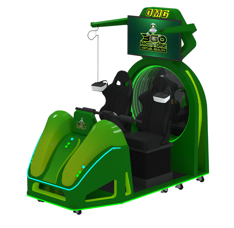 VR 360 Action to Raffle $30,000 OMG Simulator at IAAPA 2023