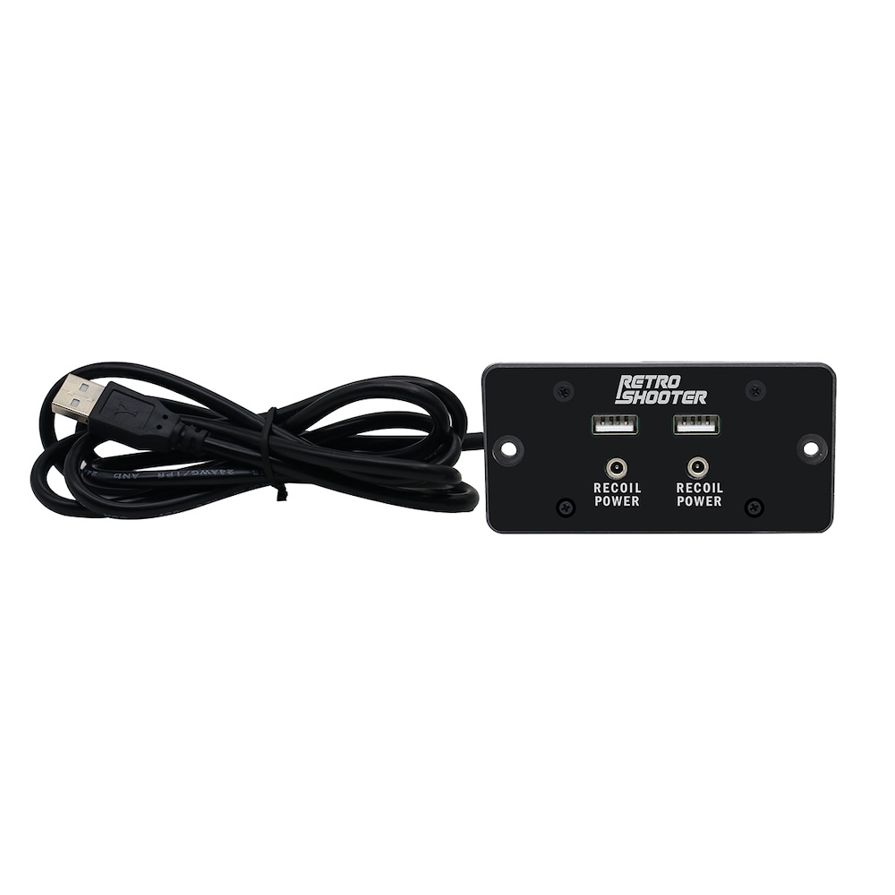 Arcade USB Power Plate for Light Gun Cabinets