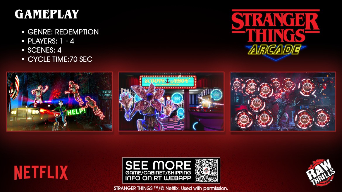 Stranger Things Arcade slide