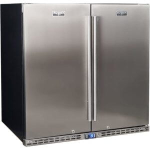 Schmick Stainless Steel 2 Door Bar Fridge