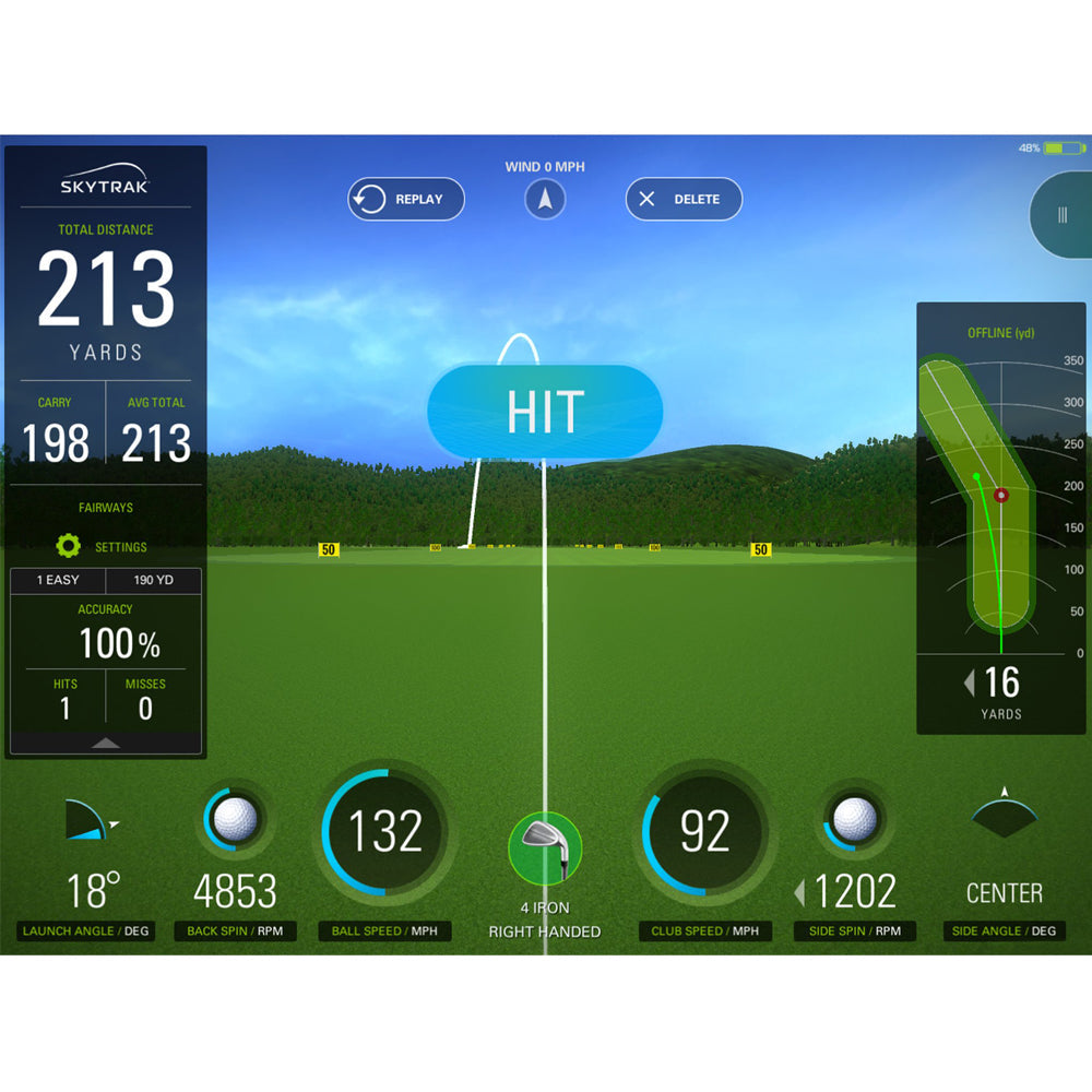 SkyTrak Golf Launch Monitor and Simulator Unit