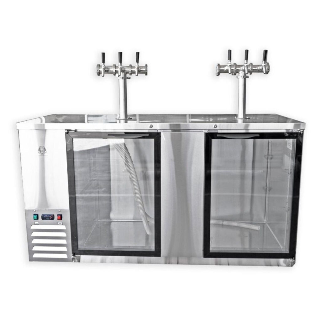 KegMaster Super Deluxe Two Door Large Kegerator