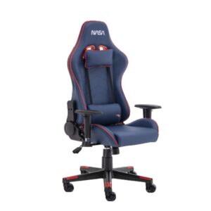 Nasa Galactic Gaming Chair - Blue and Red