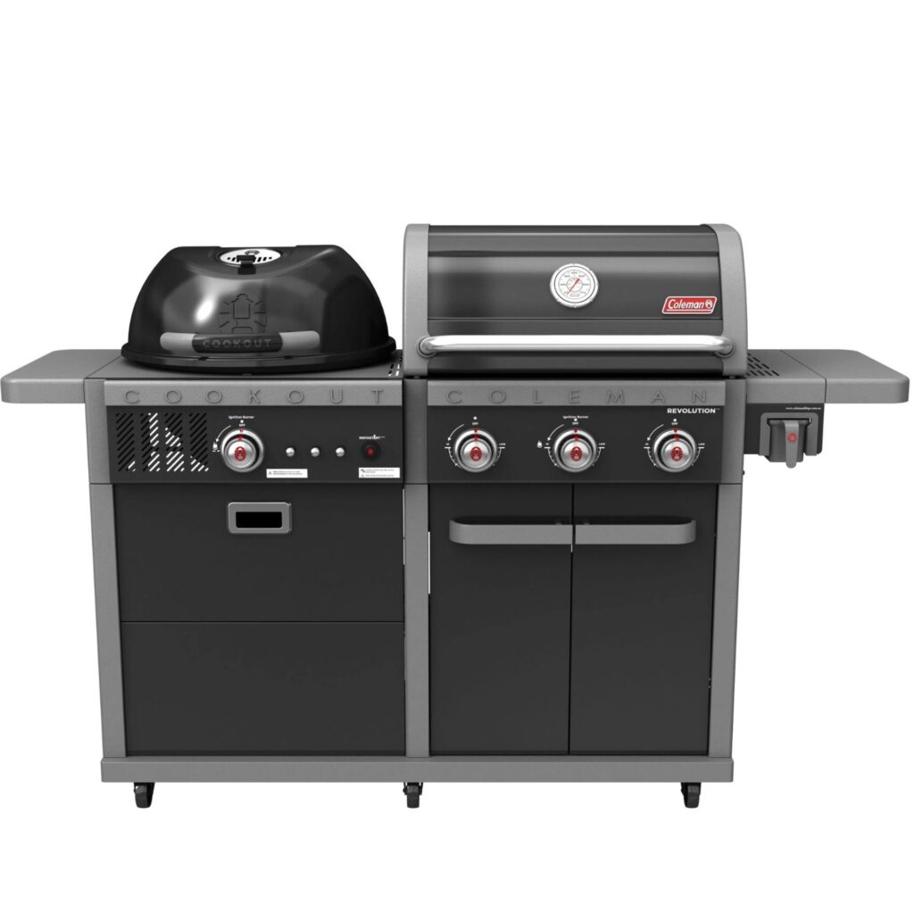 Coleman Revolution Dual Fuel BBQ - Black Gloss