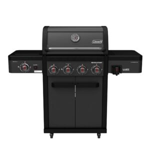 Coleman Revolution 4 Burner BBQ with Side Burner - Black Matte