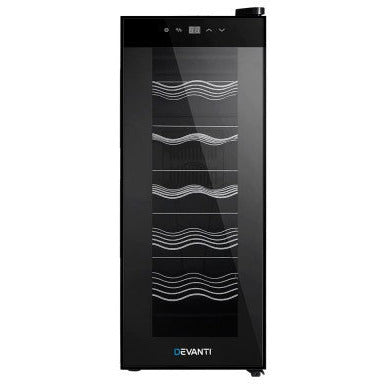 Devanti 12 Bottle Wine Fridge
