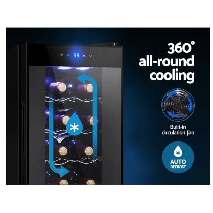 Devanti 12 Bottle Wine Fridge