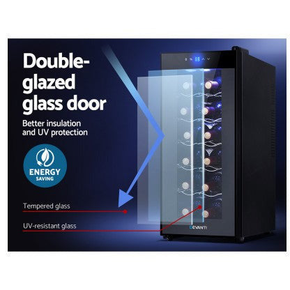 Devanti 12 Bottle Wine Fridge