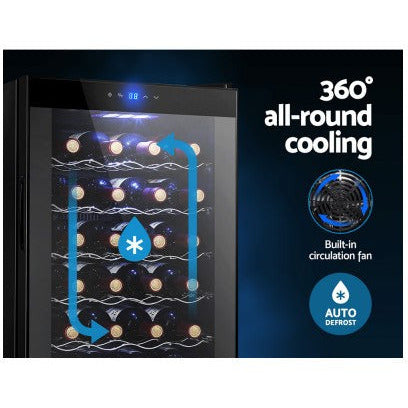 Devanti 28 Bottle Wine Fridge