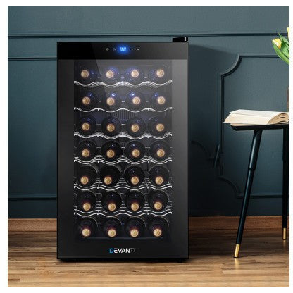 Devanti 28 Bottle Wine Fridge