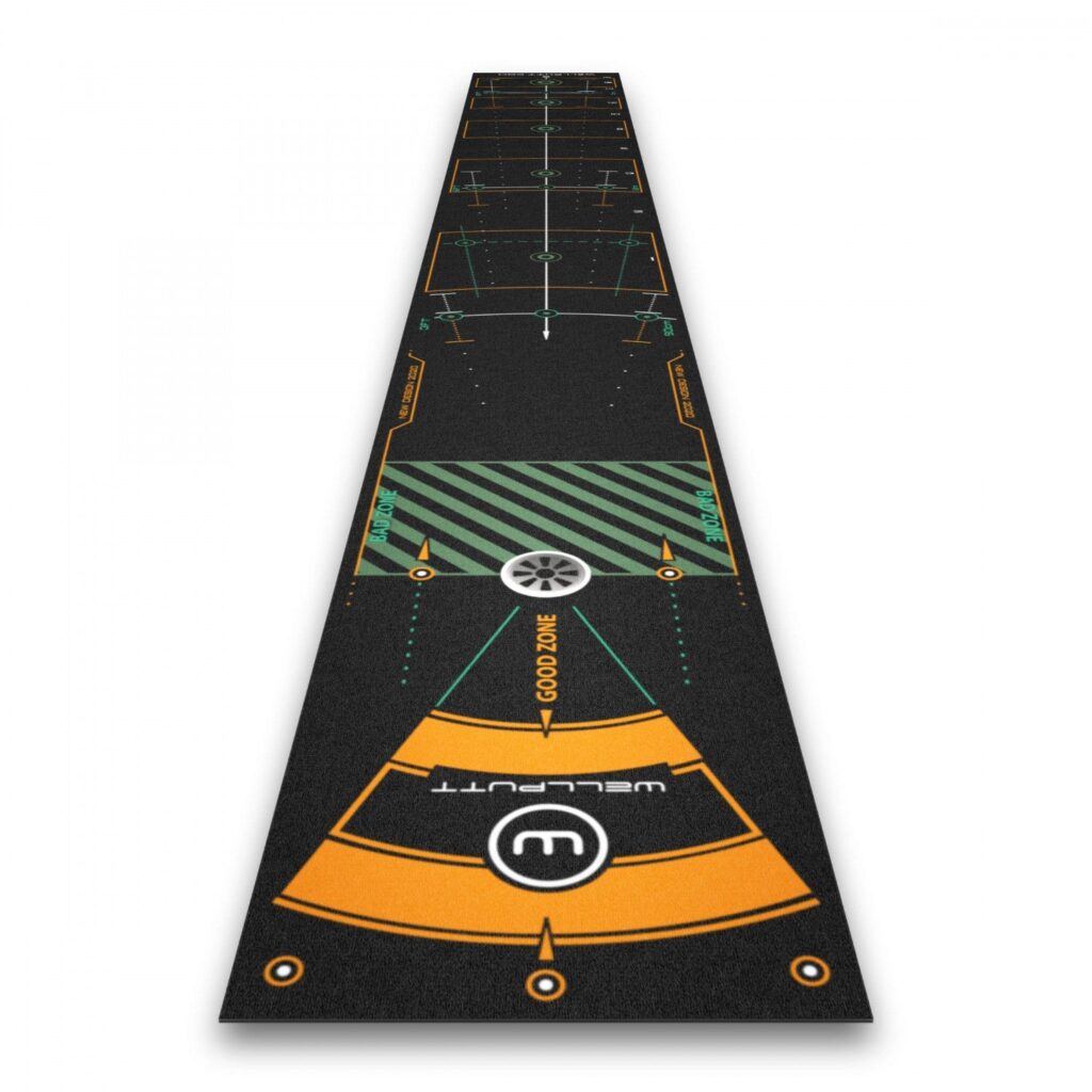 Wellputt 4m Putting Mat - Classic Black