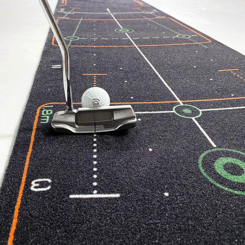 Wellputt 4m Putting Mat - Classic Black