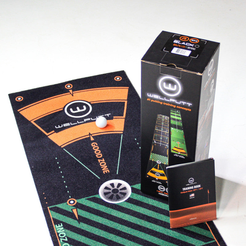 Wellputt 4m Putting Mat - Classic Black