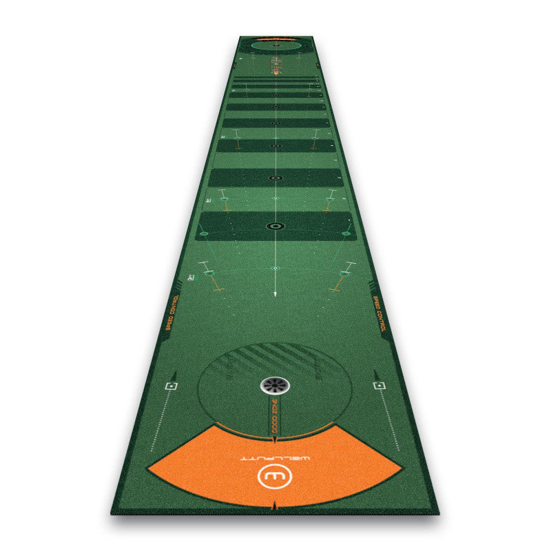 Wellputt 8m Putting Mat - Classic Green
