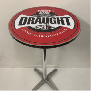 West End Draught Premium Bar Table