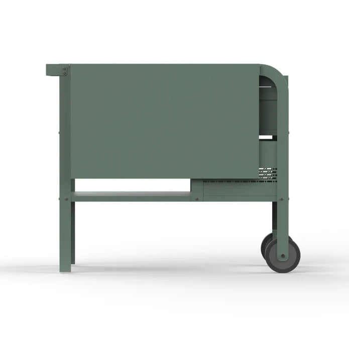 ZiiPa Fredda Deluxe Garden Trolley with Side Tables - Eucalyptus