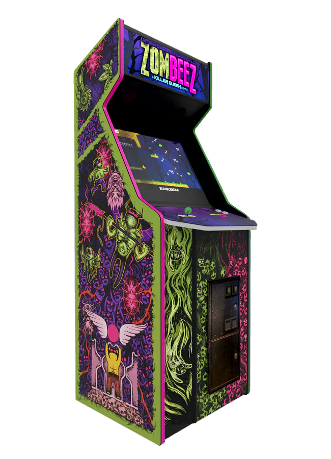 Zombeez arcade cabinet by BumbleBear Games