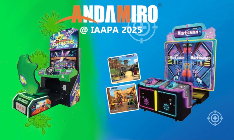 Andamiro’s IAAPA 2025 Line-up: Nickelodeon Kart Racers, Marksman and More