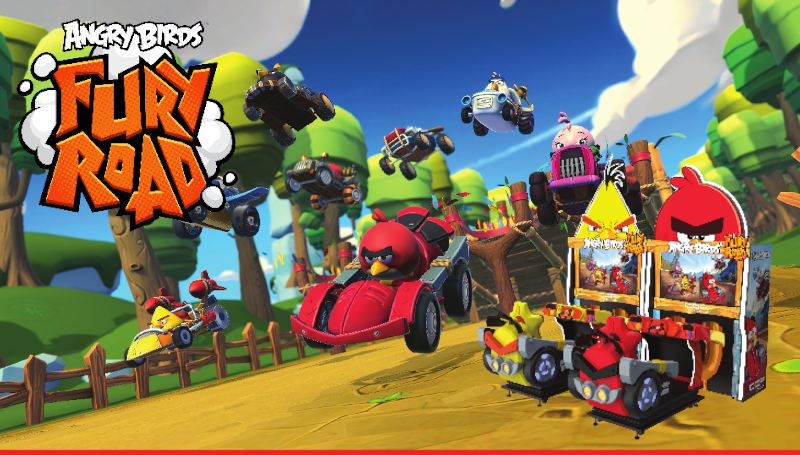 DOF Robotics Reveals Angry Birds: Fury Road Arcade Racer