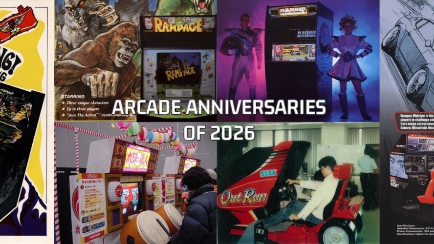 The Arcade Anniversaries of 2026: 1976, 1986 and 2001