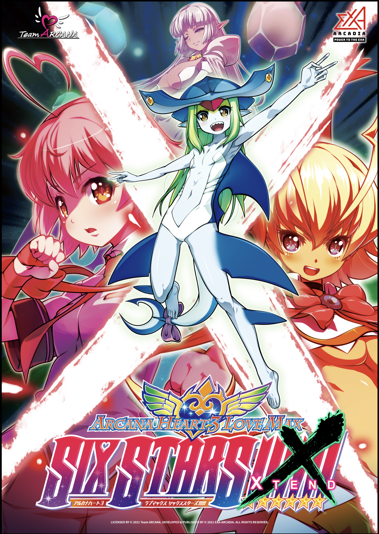 Arcana Heart 2 Love Max Six Stars Xtend exA-Arcadia poster