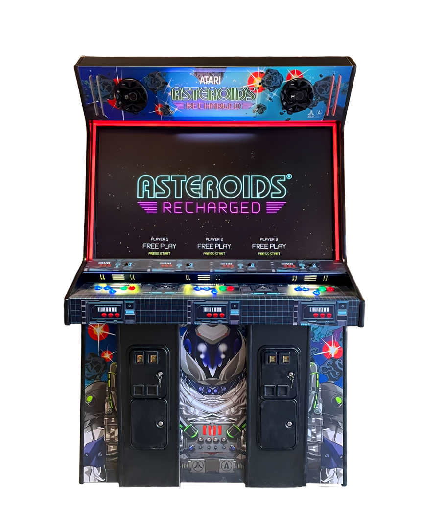 Asteroids Recharged Arcade 3-player