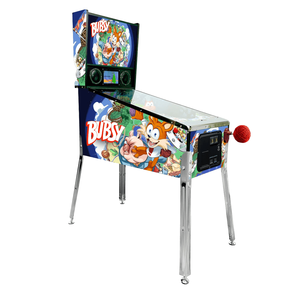 Bubsy Pinball, which is totally not a joke