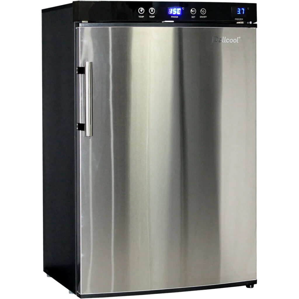 Dellcool Silent 100L Bar Fridge With Mini Freezer