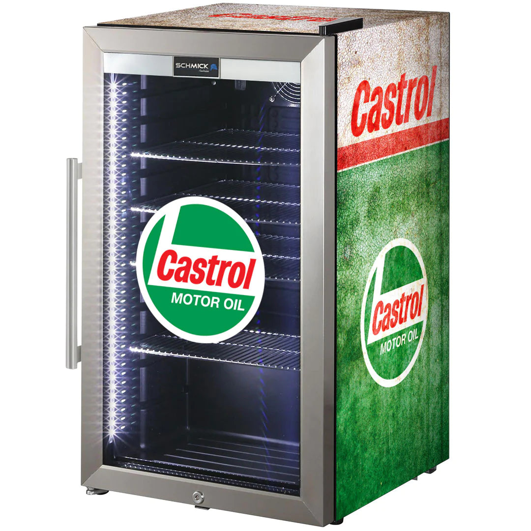 Petrol Branded Triple Glazed Alfresco LED 98L Bar Fridge