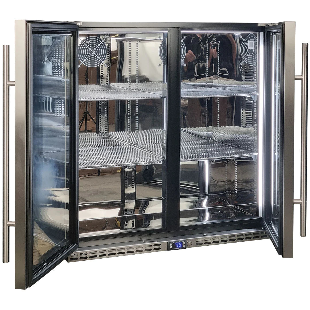 Schmick Quiet Running Front Venting Under Bench 2 Door 274L Bar Fridge