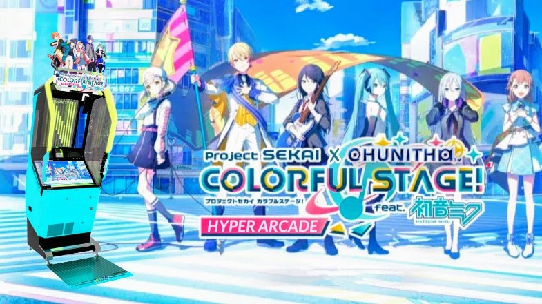 Project Sekai and Chunithm Imagined for Colorful Stage Hyper Arcade