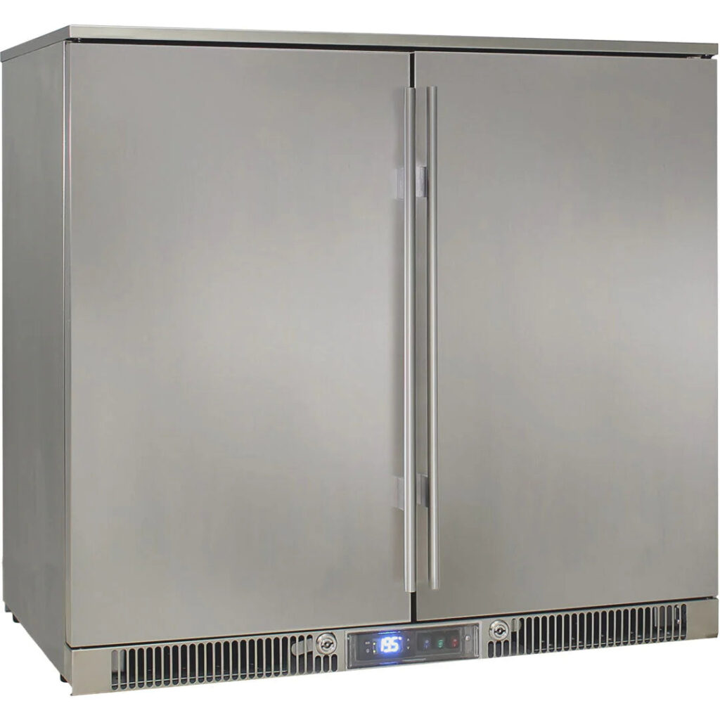 Outdoor Rhino Envy 2 Door Stainless Steel 248L Bar Fridge