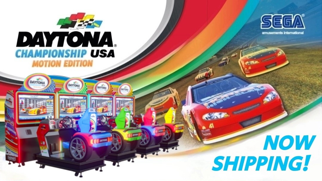 Sega Amusements Ships Daytona Championship USA Motion Edition