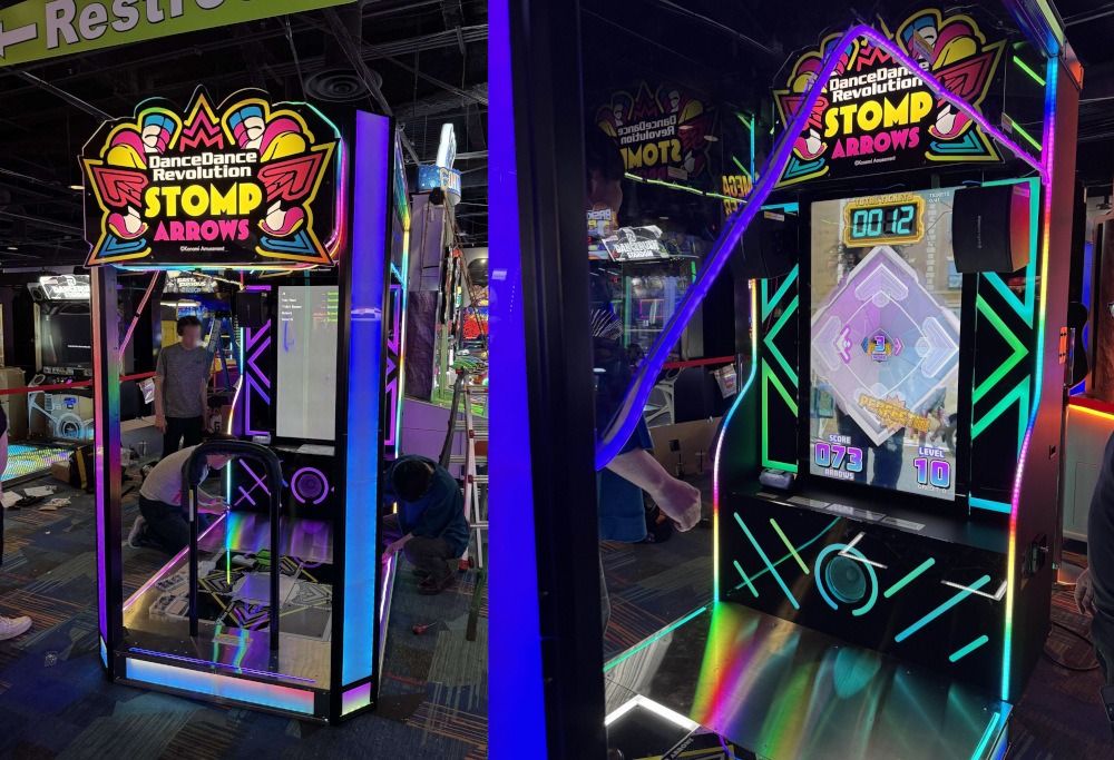 Dance Dance Revolution Stomp Arrows at Round1USA