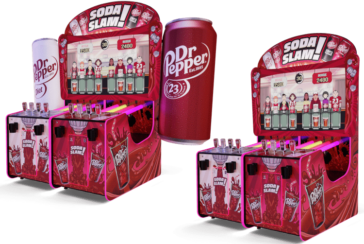 Dr Pepper both cabinets