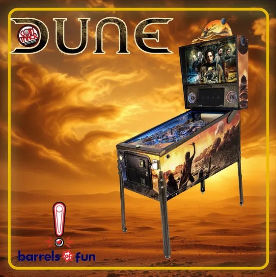 Barrels of Fun Reveals DUNE Pinball