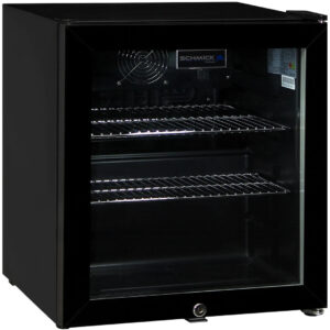 Schmick Glass Door Mini Bar Fridge Black- 38 Cans