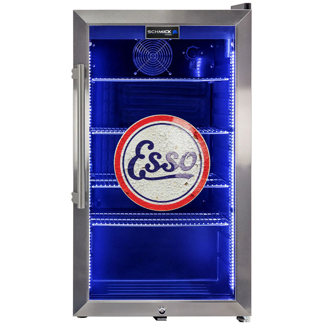 Petrol Branded Triple Glazed Alfresco LED 98L Bar Fridge
