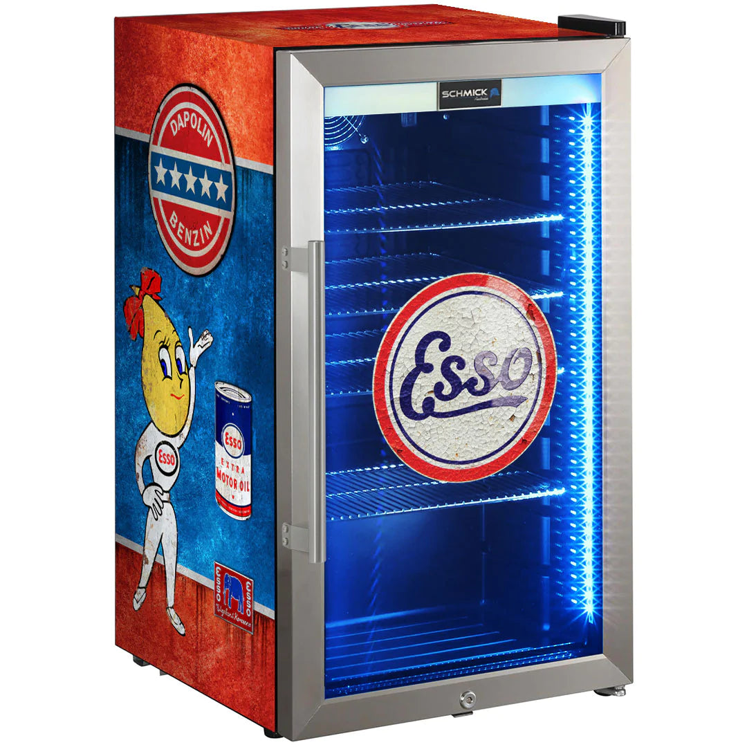 Petrol Branded Triple Glazed Alfresco LED 98L Bar Fridge