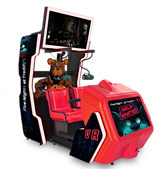 The totally real and not at all a joke, Five Nights At Freddy's VR Arcade game!